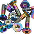 Flo Motorsports Titanium Sprocket Bolts Jet Fuel 6-Pack