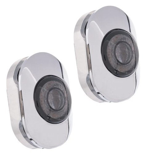Kodlin 3in1 Sleek Turn Signals Chrome Harley Davidson Street Glide/Road Glide