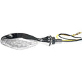 K&S LED Ultra Mini-Stalk Diamond Marker Light Set Chrome Clear