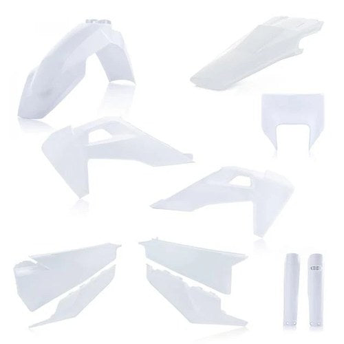 Acerbis Full Plastics Kit 20 White Husqvarna FE 501/FE 350/FE 250/FE 450