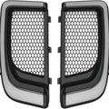 Kuryakyn Tracer LED Fairing Lower Grills Satin Black #5064 Harley Davidson