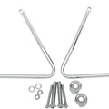 DS Chrome Saddlebag Support Brackets Harley Davidson Sportster 50/883/1200