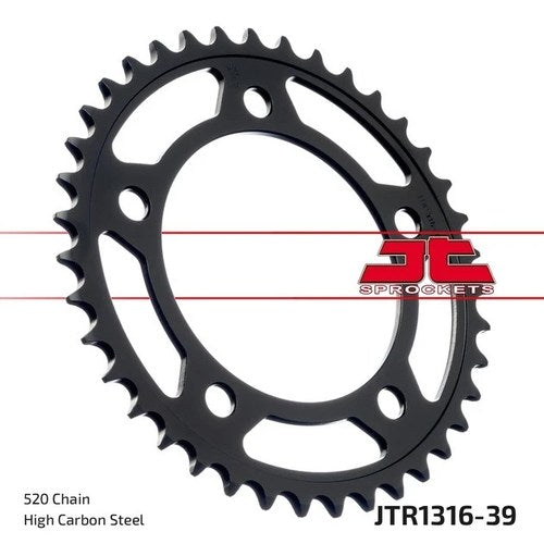 JT 520 Steel Rear Sprocket 39T #JTR1316.39 for Honda CTX700/NC700/NM4