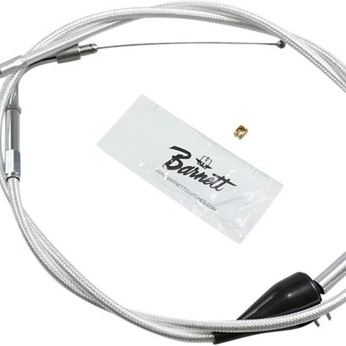Barnett Push Idle Cable w/CC +6 Platinum #114150 Harley Davidson