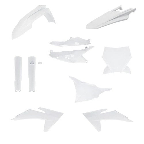 Acerbis Full Plastics Kit White #2986510002 KTM