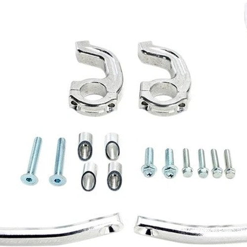Moose Contour Handguards 1-1/8" Silver for Magura Handlebars