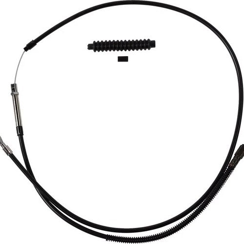 Barnett Black Vinyl Clutch Cable +6" Black Harley Davidson Freewheeler/Road King