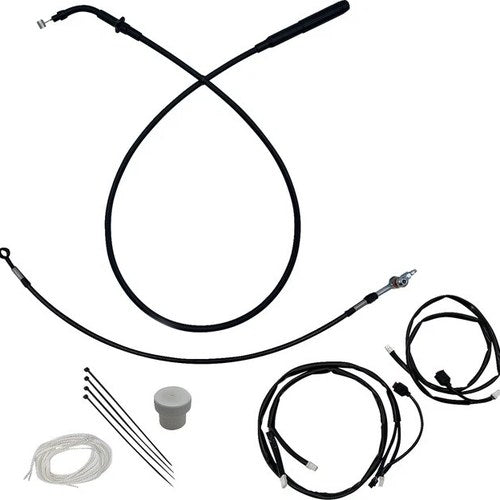 Fat Baggers EZ Install Cable/Line Kit for 16" Ape Bars Black #149016-B