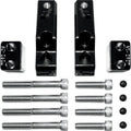 LA Choppers Passenger Floorboard Short Comfort Kit Black #LA-7090-06