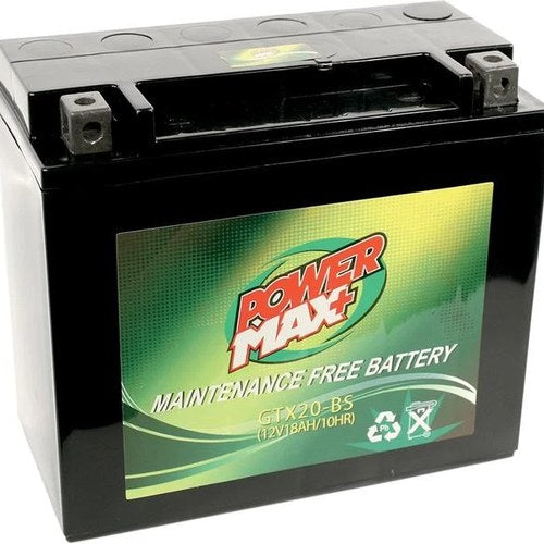 Power Max Maintenance-Free Battery YTX20-BS #GTX20-BS