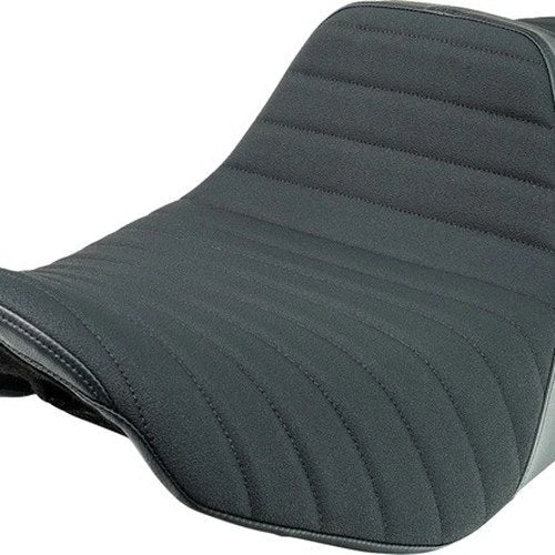 SlyFox Highnoon Slipstop Seat Black Stitch #4704A-SlyFox Harley Davidson