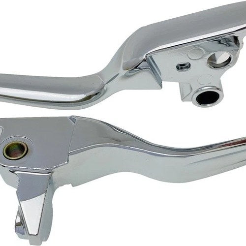 Drag Specialties Short Lever Set Chrome #275830 Harley Davidson