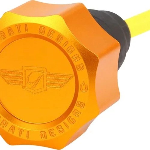Figurati Designs Performance Magnetic Oil Dipstick Curved Gold #FDP01-TCSM-G