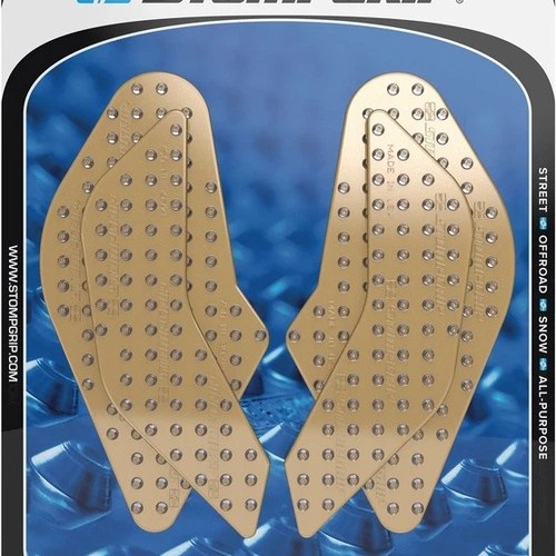 Stomp Volcano Profile Traction Pad Tank Grips Clear for Suzuki GSX-8S/GSX-8R