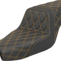 Saddlemen Step-Up LS Seat Gold Stitch #807-11-17507 Harley Davidson Sportster