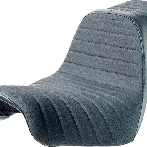 SlyFox Highnoon Slipstop Seat Black Stitch #4701A-slyfox Harley Davidson