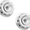 Arlen Ness Method No Flex Fork Nut Covers Chrome