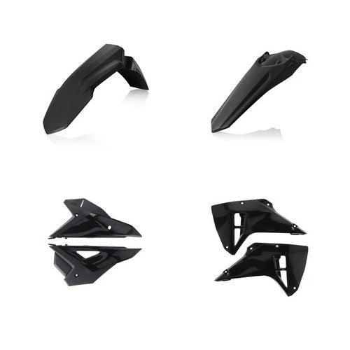 Acerbis Plastics Kit Black #2986750001 for Honda CRF450RX/CRF250RX 4-Stroke 2025