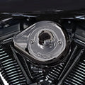 S&S Stealth Teardrop Air Cleaner Cover Lava Chrome