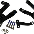 Drag Specialties Driver Floorboard Mounts Black #264477 Harley Davidson