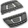 Ciro Chicane Passenger Floorboard Inserts Chrome #61800 Harley Davidson