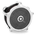Performance Machine Super Gas Air Cleaner Chrome #0206-2165-CH Harley Davidson