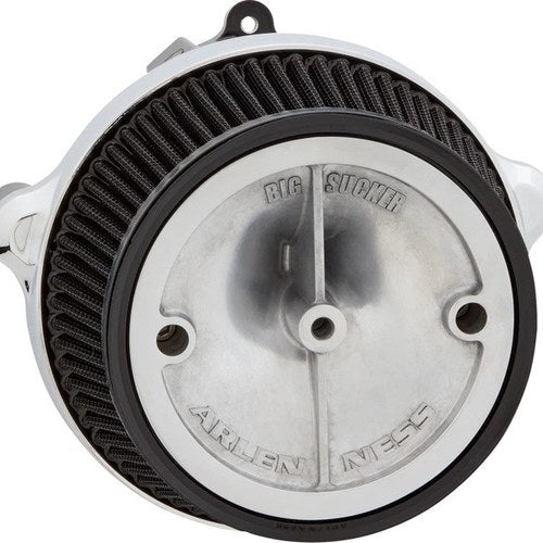 Arlen Ness Big Sucker Stage 1 Air Cleaner Kit Without Cover Chrome #600-300