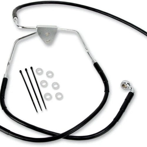 DS Extended Rear ABS Brake Line Kit +3" Black #212252