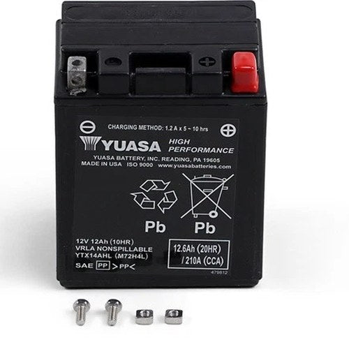 Yuasa Factory Activated Maintenance Free Battery YTX14AHL Aprilia Atlantic 500