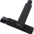 Arlen Ness Knurled Footpegs Black Passenger #07-943 Harley Davidson
