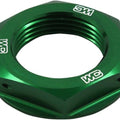 Works Connection Steering Stem Nut Green #24-338 for Kawasaki