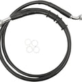 DS Extended Front Brake Line Kit Black Non-ABS +4" Oversize #3300615