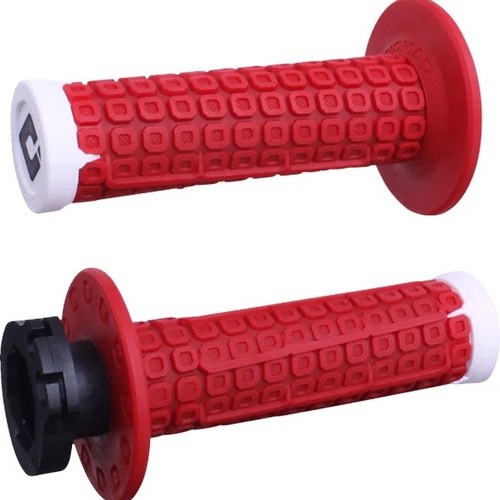 Odi Nomad Lock-On Offroad Grips 7/8" Red/White