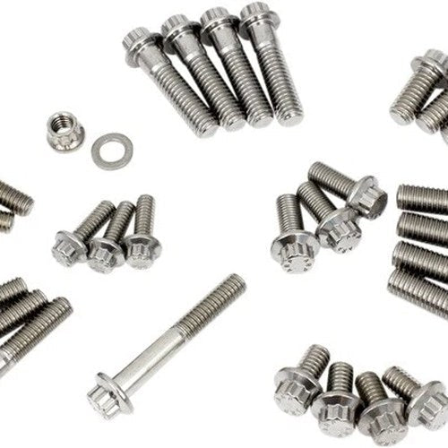 Feuling Chassis & Trim 12-Point Stainless Steel Bolt Kit #3029 Harley Davidson