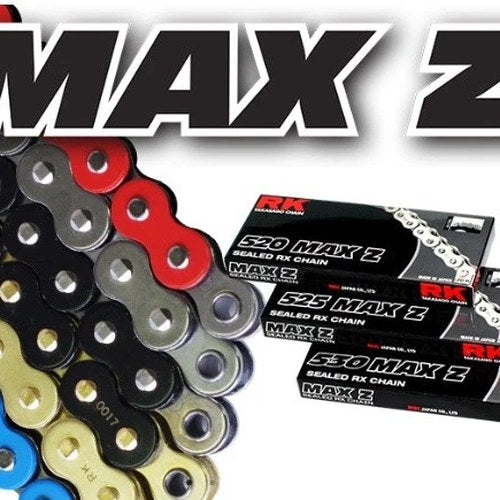 RK 530 Max Z Chain 120 Links Black/Chrome