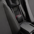 Show Chrome Rear Console Organizer Zippered Black/Red Stitching #H44-3ZRED