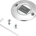 Figurati Designs 2-Hole Timing Cover US Flag Green Line Polished #FD72-TC-2H-SS