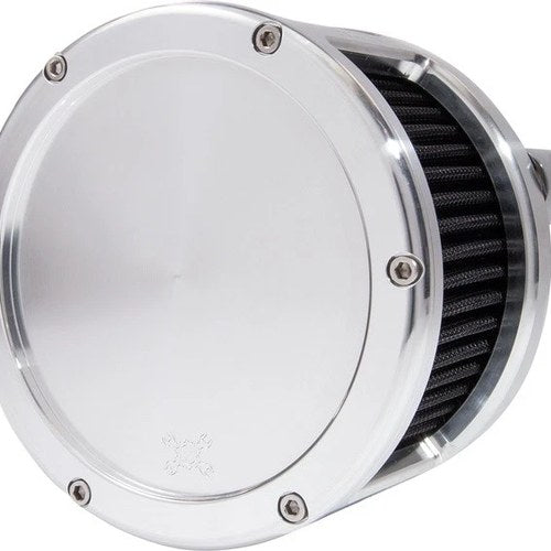 Feuling BA Race Series Air Cleaner Raw With Solid Cover/Black Filter #5521