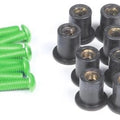 Puig Windscreen Well Nut Screw Kit Green