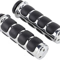 Kuryakyn Iso Grips With Accent Rings Chrome #6227 Harley Davidson