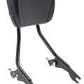 Cobra Detachable Round Passenger Backrest Black #602-2006B Harley Davidson