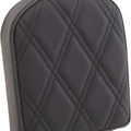 Drag Specialties Double Diamond Pad for Square Sissy Bars Short Black