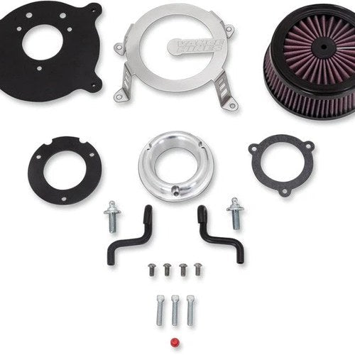 Vance & Hines VO2 Cage Fighter Air Cleaner Kit Brushed 70369 Harley XL Sportster