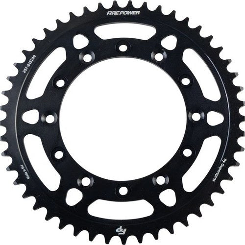 Fire Power Steel Rear Sprocket 49T Black #FPS-2452-49-BLK for Honda
