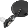 BikeMaster Folding Bar End Mirrors Black