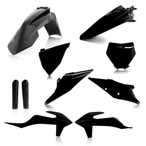 Acerbis Full Plastics Kit Black #2726490001 KTM