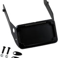 Cycle Visions Curved License Plate Mount with Slick Signal Black #CV4651B