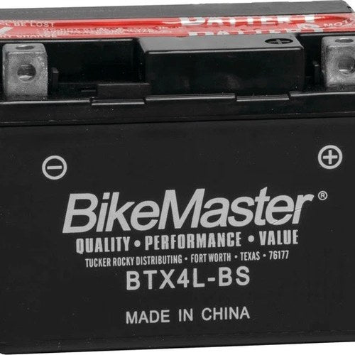 BikeMaster Maintenance Free Battery BTX4L-BS #781306