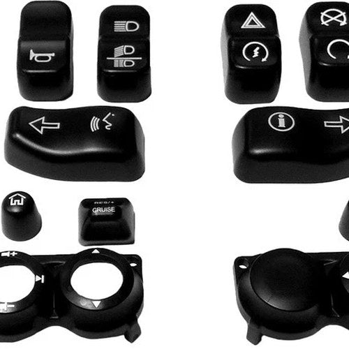 HardDrive Switch Caps Black #370342 Harley Davidson