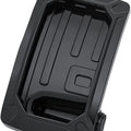 Kuryakyn Nova Vertical Side Mount License Plate Holder Gloss Black